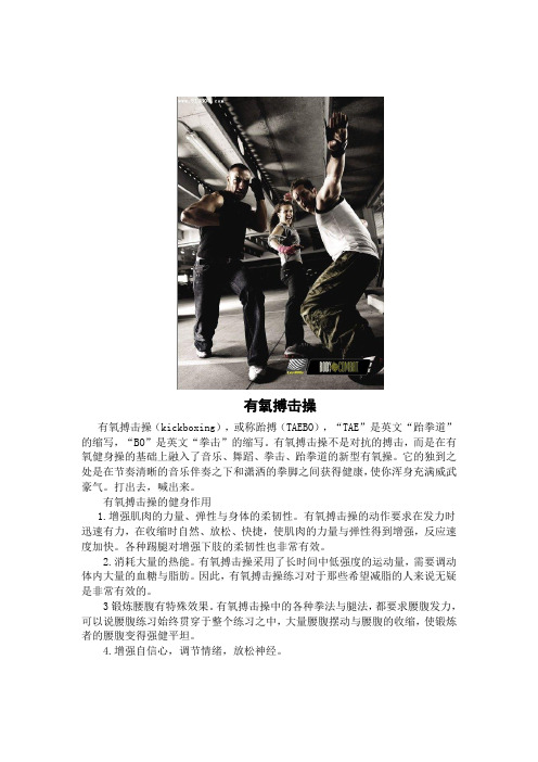 有氧搏击操