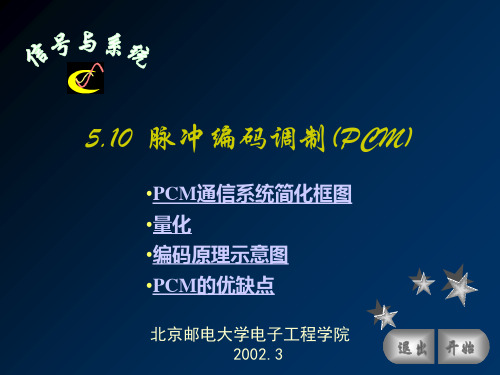 5.10 脉冲编码调制(PCM) 信号系统课件