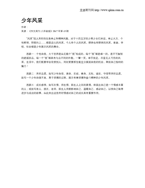 少年风采