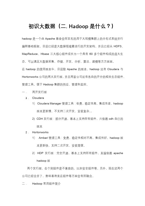 hadoop是什么