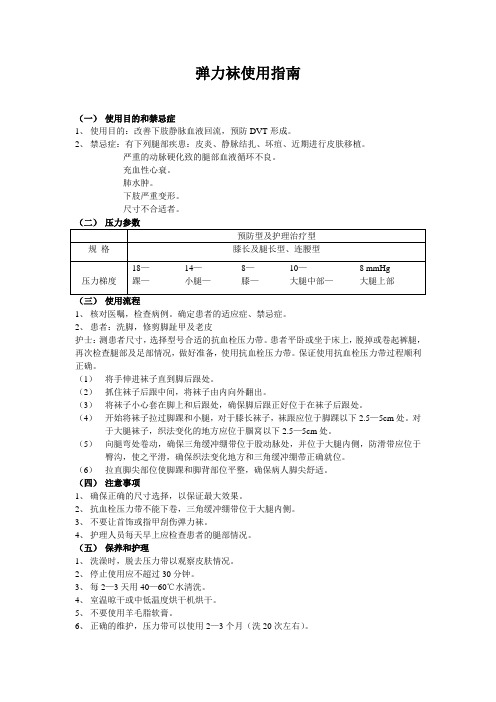 课件2  弹力袜使用指南