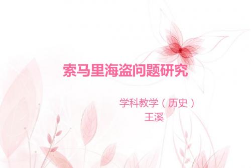 索马里海盗