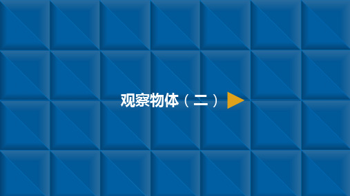 人教新课标四年级下册数学课件：观察物体二-观察物体二(共10张PPT)
