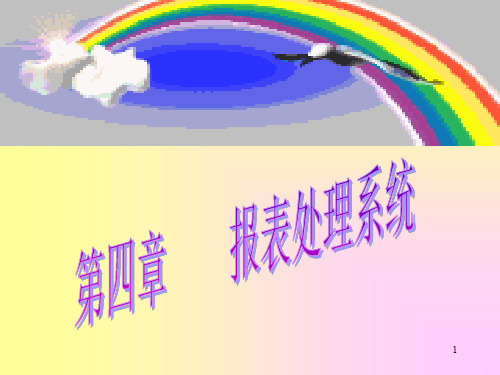 报表处理系统-PPT精选文档71页
