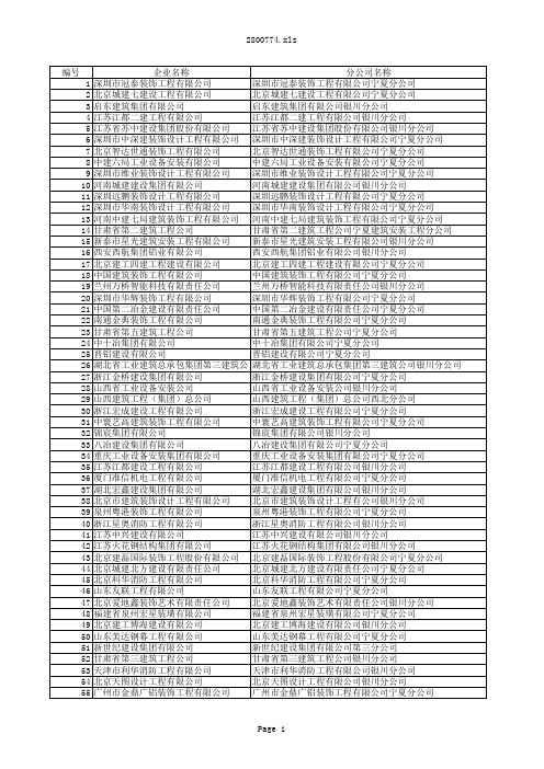全国驻宁建筑工程企业名单