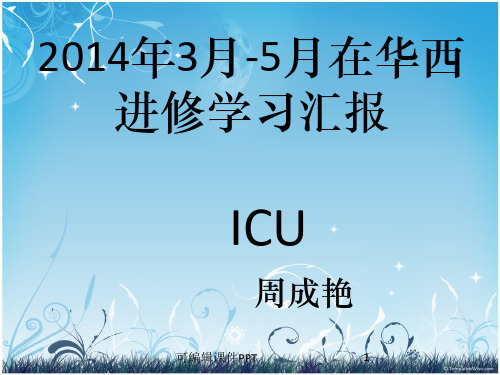 医院进修汇报.ppt