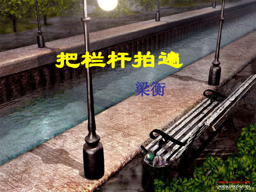 把栏杆拍遍  优秀ppt课件