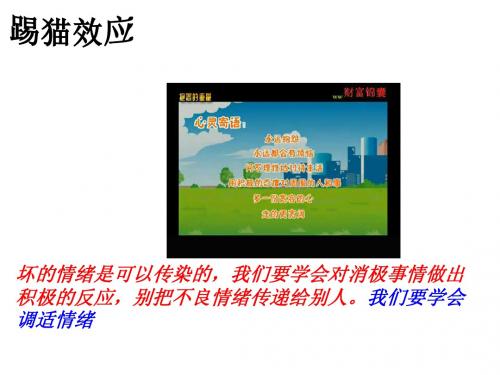 善于调控情绪(人教版七年级政治上册新)