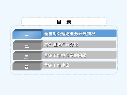 农业银行对公理财产品营销管理