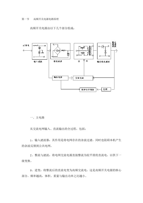 高频开关电源电路原理