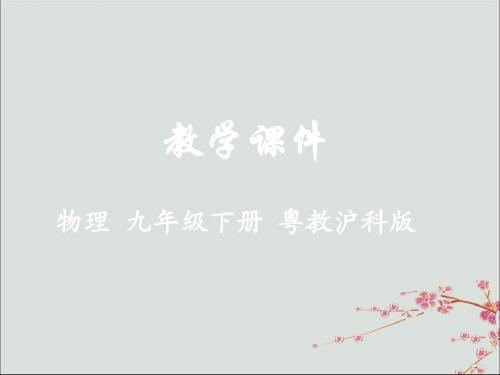 九年级物理下册第十九章电磁波与信息时代19.3走进互联网教学课件(新版)粤教沪版