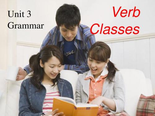 Unit 3Grammar 英语动词种类