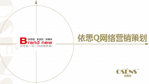 欧赛斯依思Q品牌女鞋网络整合推广数字营销方案提案