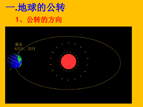 人教高中地理 必修一 1.3-地球公转的地理意义课件(共67张PPT)