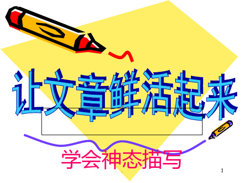 神态描写(小学)PPT课件