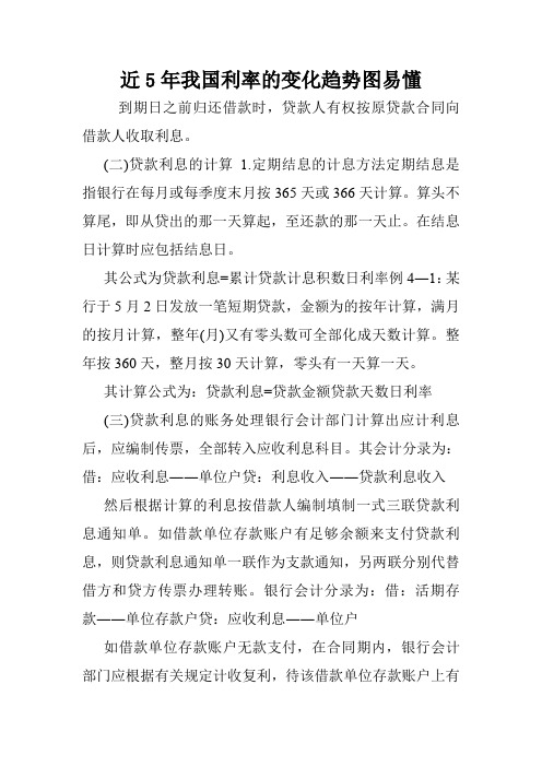 近5年我国利率的变化趋势图易懂.doc