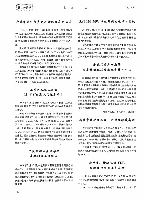 中盐红四方全力推动氯碱项目工程建设