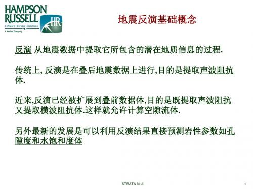 strata块状反演原理