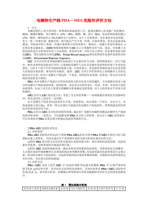 电镀安全评价