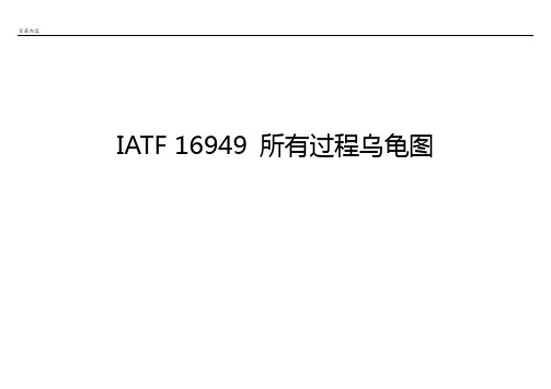 IATF 16949 所有过程乌龟图