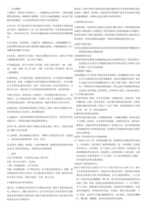 中西医结合骨伤重点