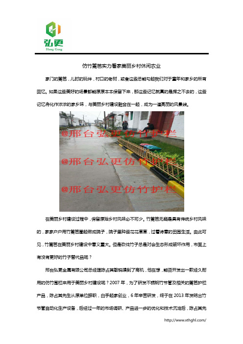 仿竹篱笆实力看家美丽乡村休闲农业