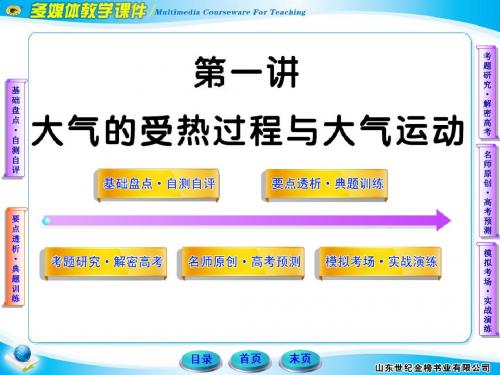 第二章第一讲 大气受热的过程与大气运动PPT课件