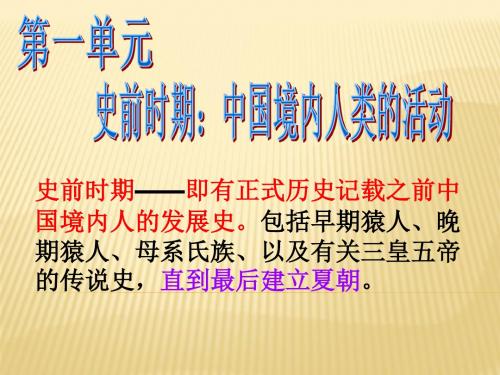 人教部编版七年级历史上册第1课中国早期人类的代表——北京人  (共27张PPT)