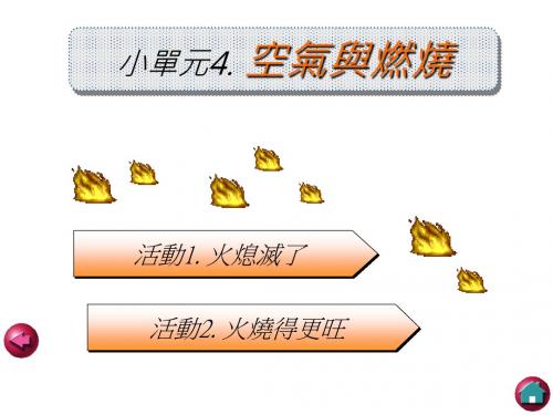 小单元4. 空气与燃烧.