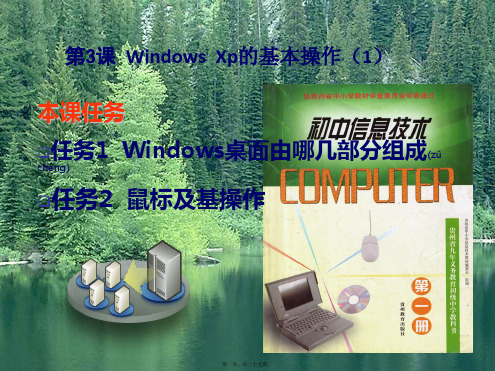 七年级信息技术上册第3课windowsxp的基本操作