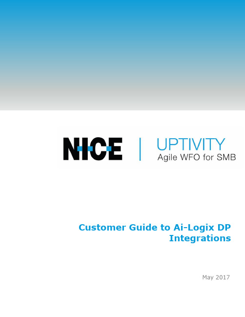 Customer Guide to Ai-Logix DP Integrations说明书