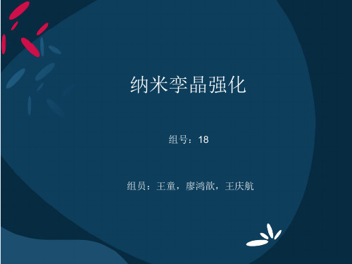 纳米孪晶强化