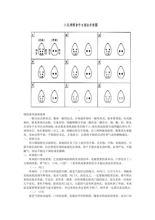 埙的吹奏方法