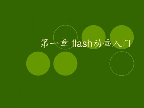 flash动画入门 课件