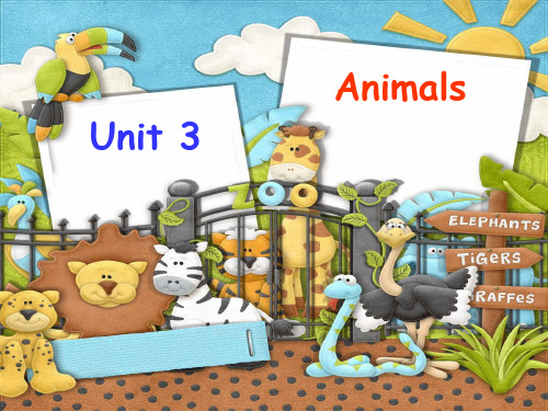 (精品)unit3animalsjoinin四年级