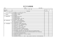 银行员工行为排查表