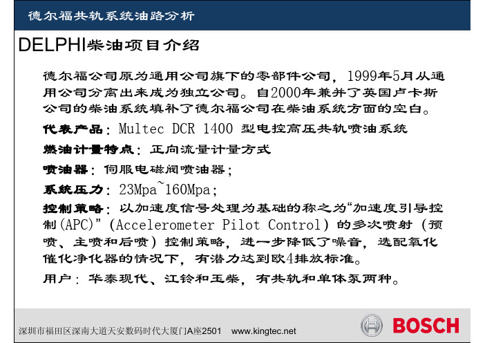 德尔福高压共轨泵