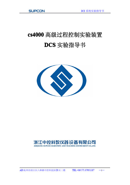 CS4000dcs实验指导书