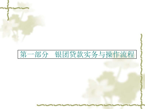 贷款实务与操作流程中长期项目评估要点解读