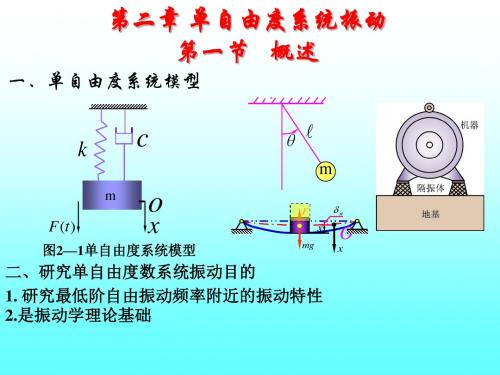 第二章 单自由度系统振动