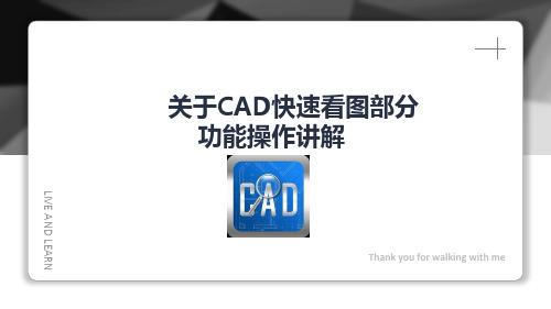 关于CAD快速看图部分功能操作讲解