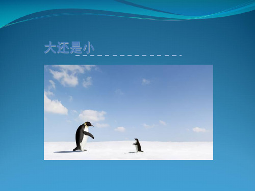 人教(部编版)一级上册语文《 大还是小》 (共34张PPT)