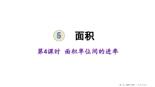 人教版《面积单位间的进率》ppt课件2
