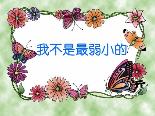 人教版语文二下《我不是最弱小的》PPT课件14