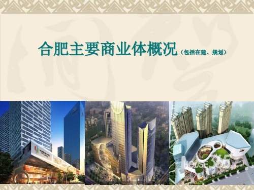 合肥主要商业项目概况
