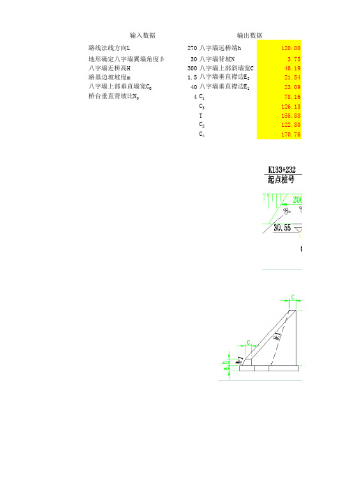 自己八字墙计算程序