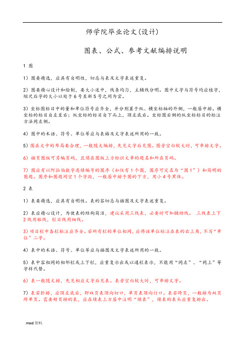 图表文献编排规范标准[详]