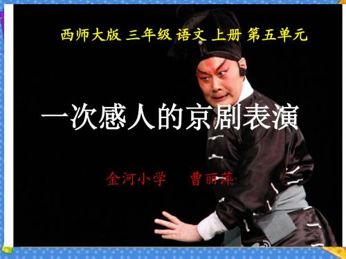 27一次感人的京剧表演3