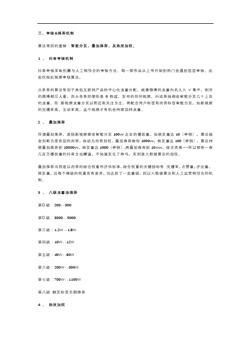 抖音内容整理