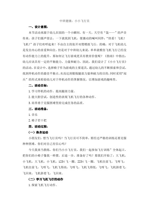小小飞行员